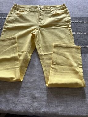Jessica Women's Bright Yellow Skinny Jeans